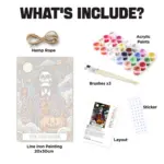 08-6 Trickster Halloween DIY Metal Poster