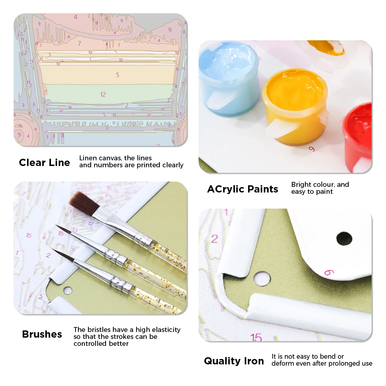 Scary Doll Halloween DIY Metal Poster 2 10 25 1 DIY paintings - Paint by numbers - Diamond Painting