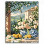 1014202-40x50-1 City View and Flower in Vase