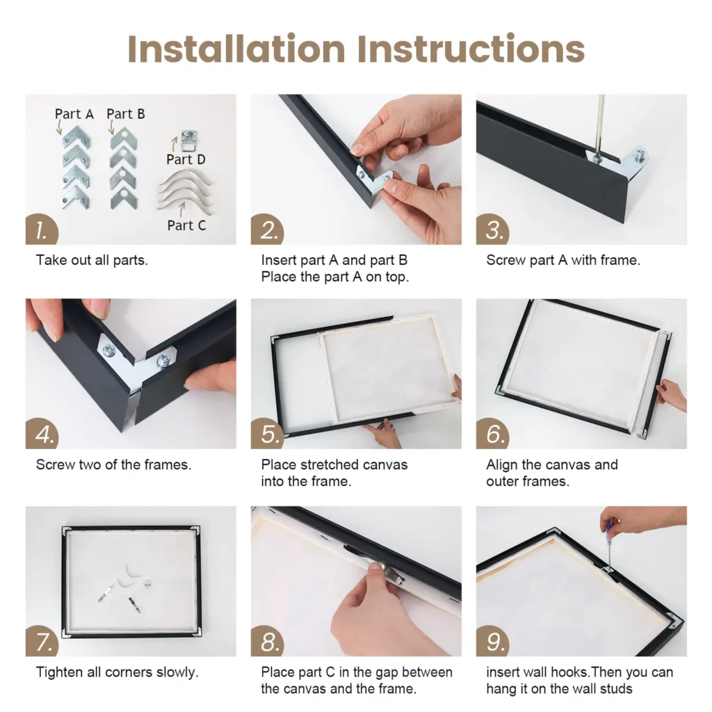 Aluminium Frame DIY steps