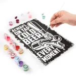 3 Always On Tap Cold Beer DIY Metal Poster