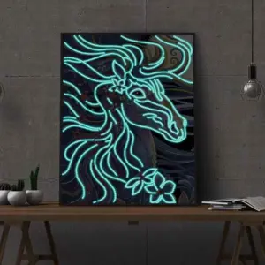 Ghost Horse - Luminous Diamond Painting