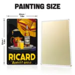 Ricard Wine Bar Metal Poster