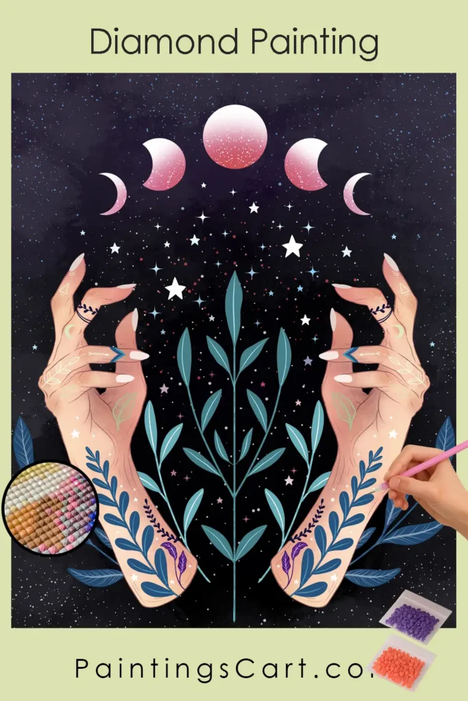 530465 pin diamond painting paintingscart 683x1024 1 DIY paintings - Paint by numbers - Diamond Painting