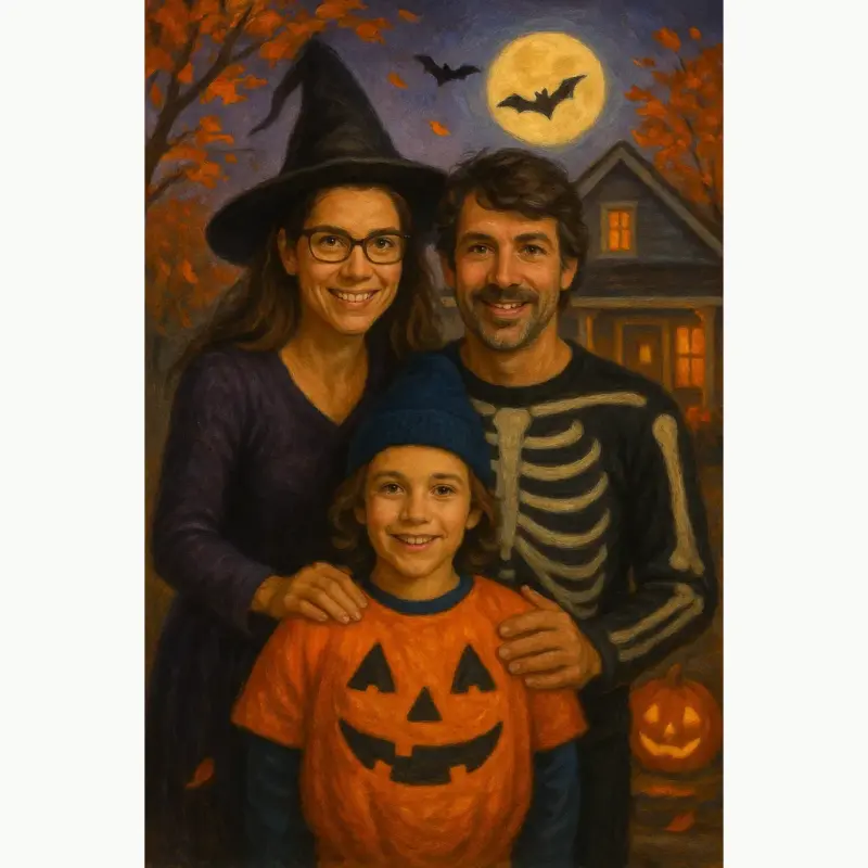 Custom Halloween Portrait