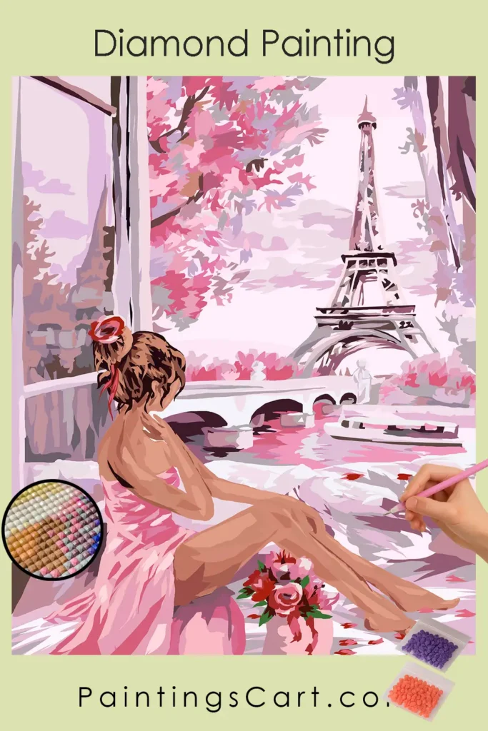 561814 pin diamond painting paintingscart 683x1024 1 DIY paintings - Paint by numbers - Diamond Painting