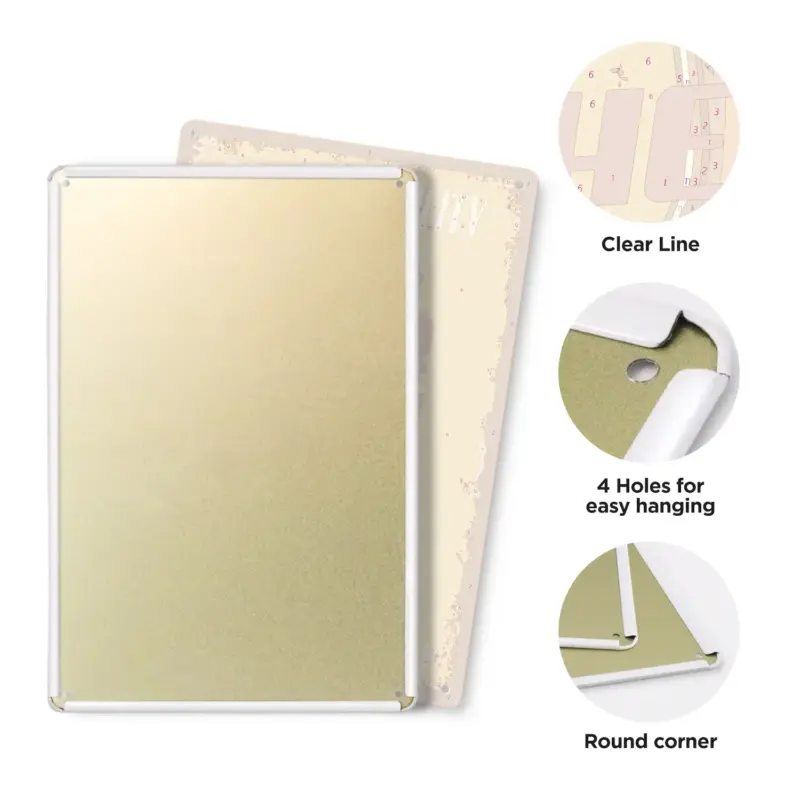 Fresh Beer Served Here - DIY Metal Poster