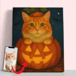 68528-Paint-by-numbers-Diamond-Painting-webp cat in pumpkin - Custom halloween pet portrait
