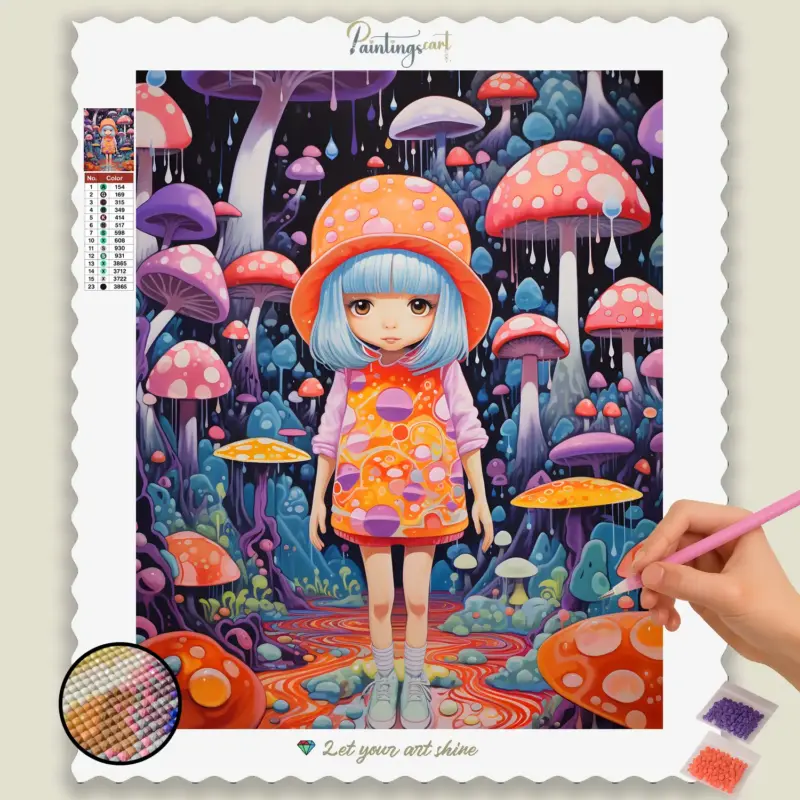 6_base-diamond-painting-paintingscart Girl in psychedelic World