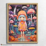 6_float-diamond-painting-paintingscart Girl in psychedelic World