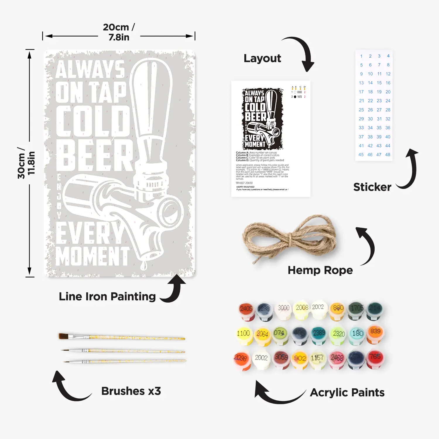 Always On Tap Cold Beer DIY Metal Poster 1 Always On Tap Cold Beer DIY Metal Poster