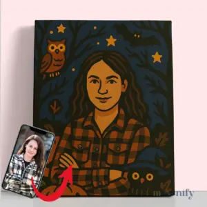 Halloween Custom Portrait - Spooky Paint by Numbers Kit