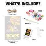 Ricard Wine Bar Metal Poster