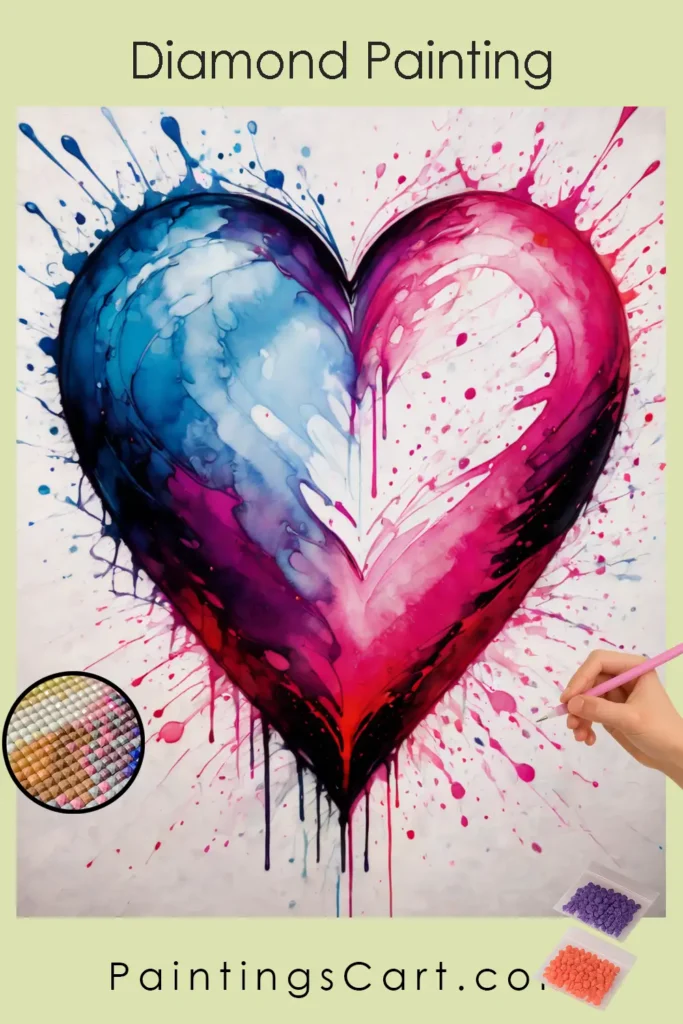 872265 pin diamond painting paintingscart 683x1024 1 DIY paintings - Paint by numbers - Diamond Painting