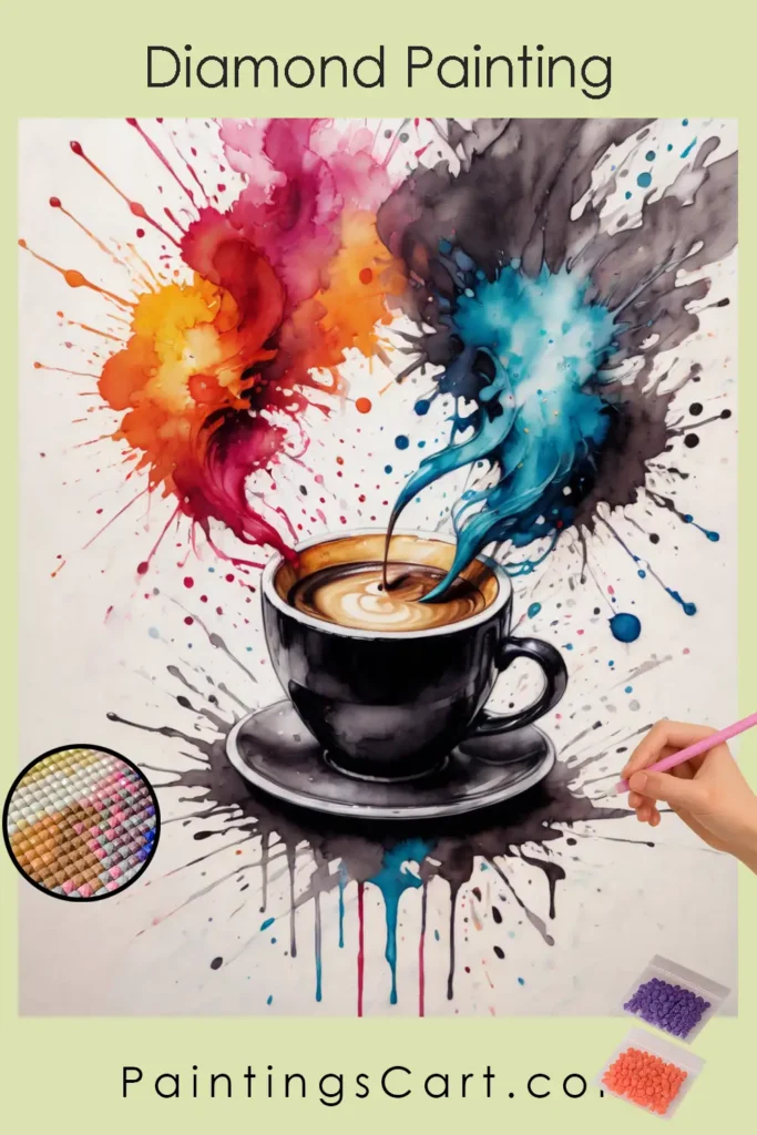 872268 pin diamond painting paintingscart 683x1024 1 DIY paintings - Paint by numbers - Diamond Painting