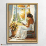 876136_float-diamond-painting-paintingscart Mädchen am Fenster