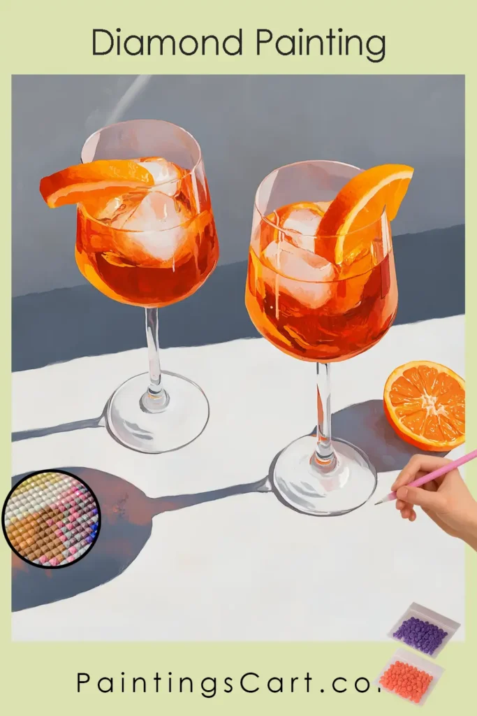 Summer Cocktails on the Table 1 876138 40x50 pin diamond painting paintingscart 683x1024 1 DIY paintings - Paint by numbers - Diamond Painting