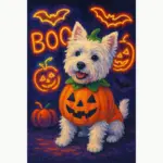 Custom Halloween Pet Portrait
