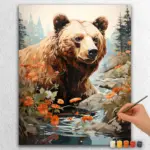 Alaska-6463 Bear in the River