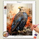 Eagle sitting on a branch