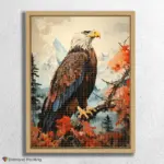 Eagle on a branch
