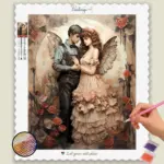 Angel Couple with Wings
