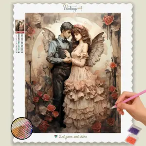 Angel Couple with Wings