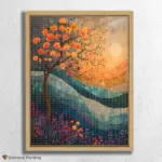 Abstrakte Berge & Bäume