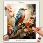 Colorful Sparrow in Jungle