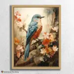 Colorful Sparrow in Jungle