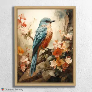 Colorful Sparrow in Jungle