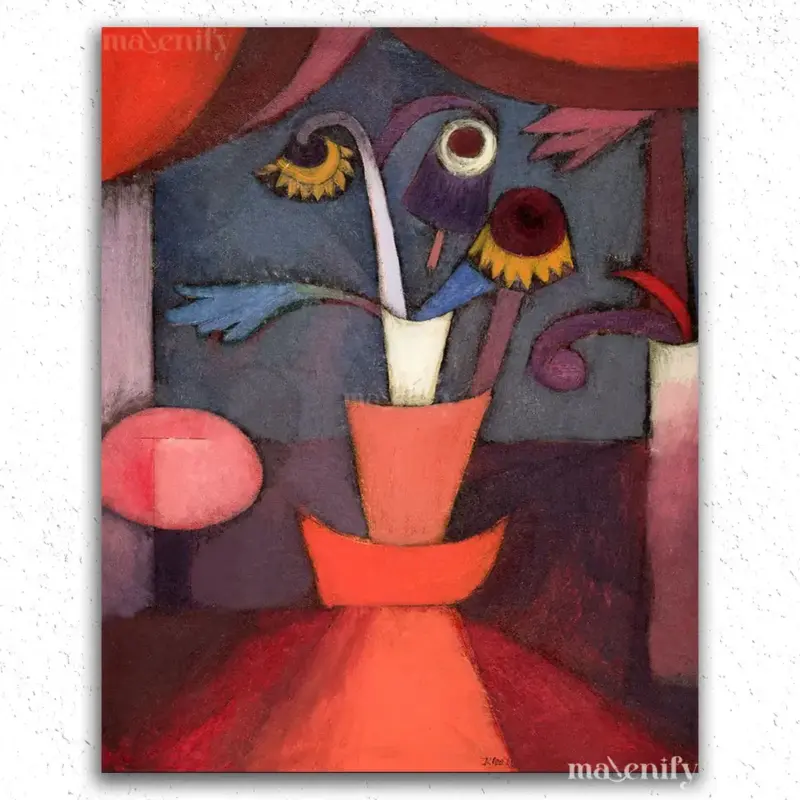 Autumn Flower (1922) by Paul Klee