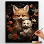 Baby-Animals-Valentines-Day-21326 Cute Baby Foxes and Flowers