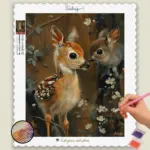 Baby_Animals_Easter_2243_base-diamond-painting-paintingscart Cute baby Deer