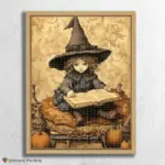 Baby Witch With Black Hat