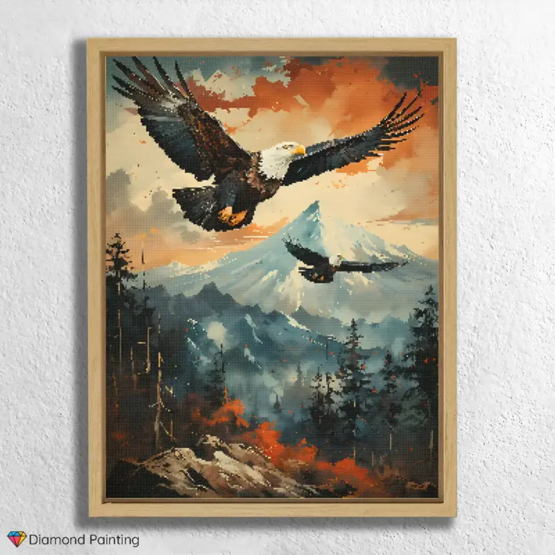 Eagle over the Mountains