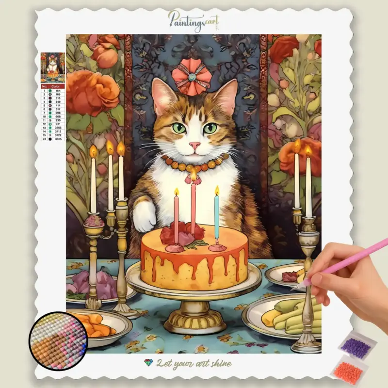 Birthday_Cats_2475_base-diamond-painting-paintingscart Birthday Cat