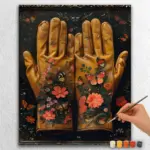 Butterfly-Gardens-14550 Butterflies on Gloves