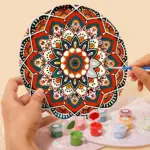 Mandala Art Placemats - Paint by Numbers