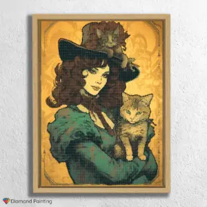 Witch with Cat