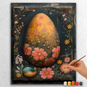 Chalkboard Easter Egg
