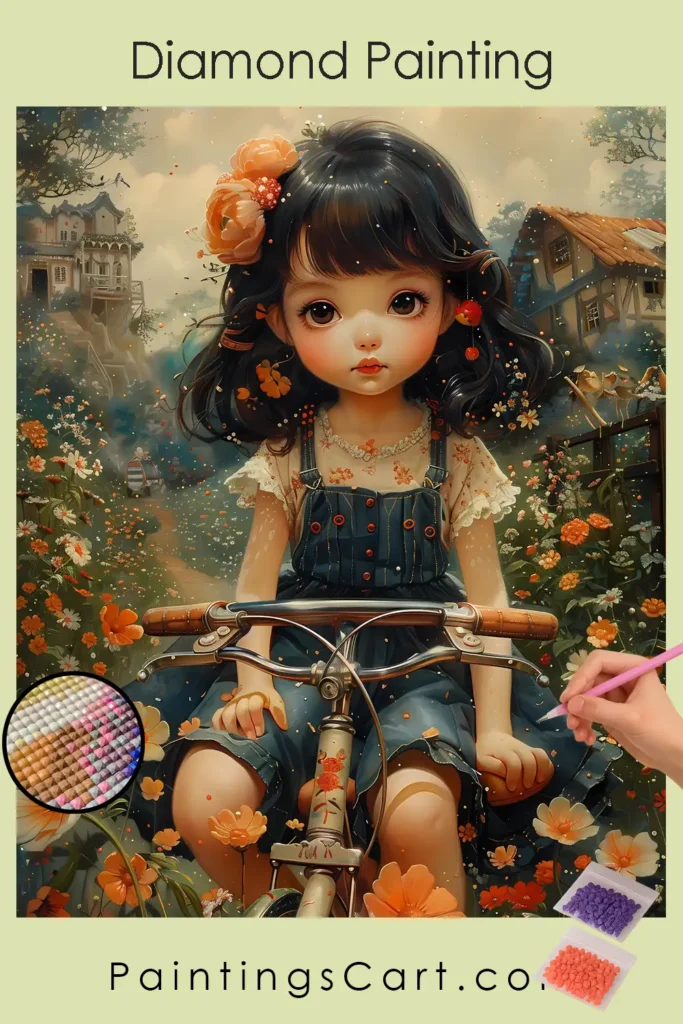 Cute Girl on Bicycle 1 Cute Baby Girl on Cycle