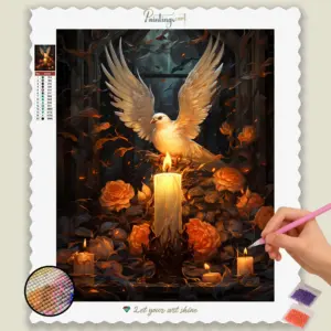 Holy Dove and Candle