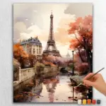 Eiffel Tower in Autumn