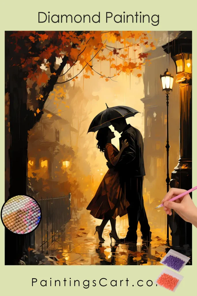 Romantic Couple in Night
