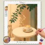 Coffee_Break_Under_the_Sun_base-diamond-painting-paintingscart Coffee_Break_Under_the_Sun