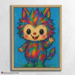 Colorful_Cartoon_Creature_Celebration_float-diamond-painting-paintingscart Colorful_Cartoon_Labubu doll