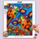 Colorful_Cows_and_Vibrant_Butterfly