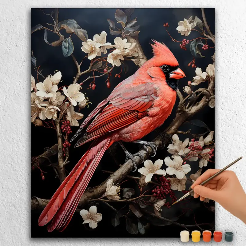 Crimson Red Bird