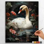 Cute-Woodland-101104 Beautiful White Swan